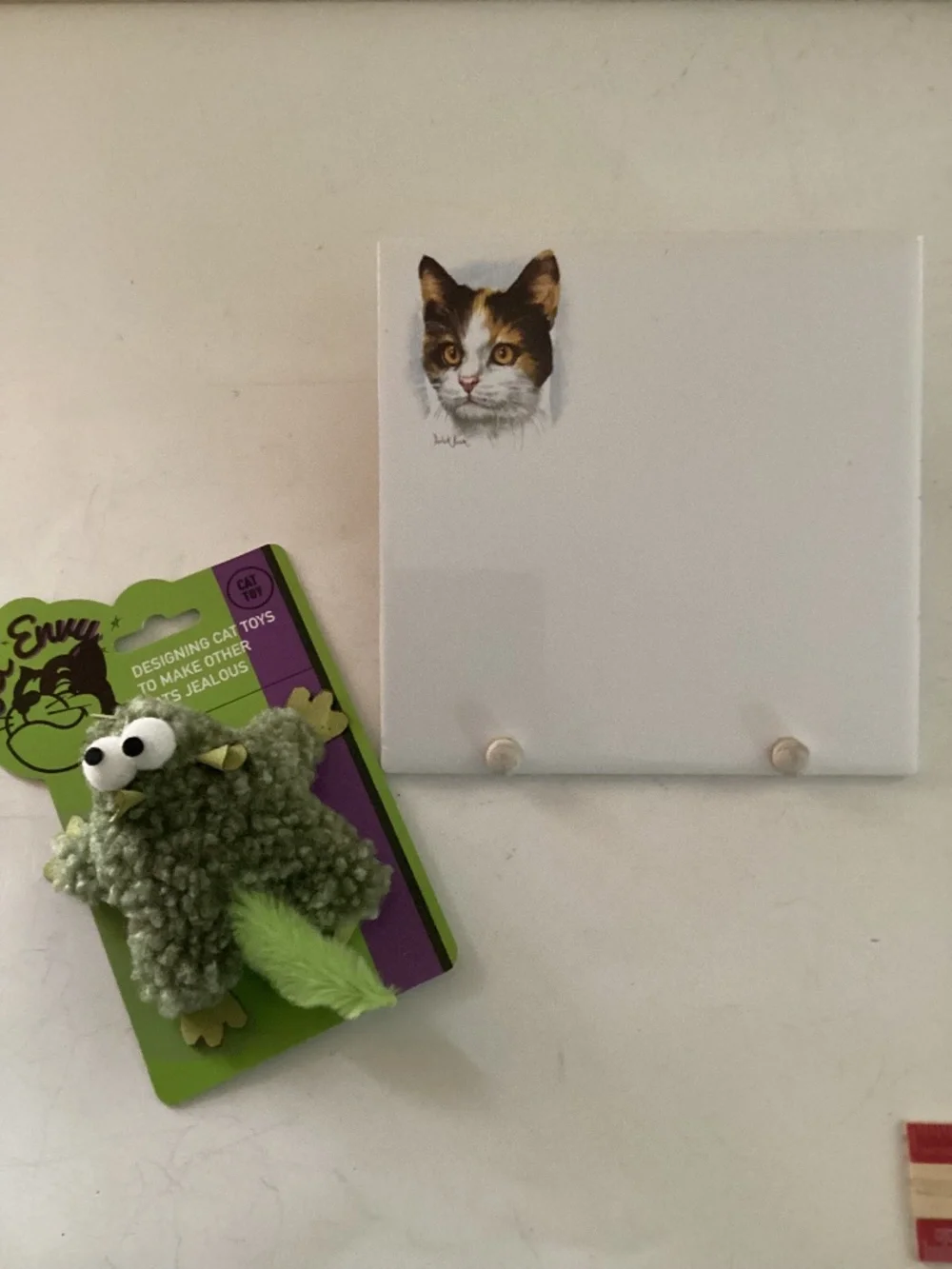 Kitty Theme Recipe/card holder and cute cat toy